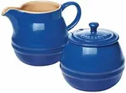 Chasseur La Cuisson Sugar Bowl and Creamer Set, Blue
