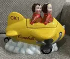 Campbell's Soup Kids Airplane Cookie Jar Aiming High II 2005 New No Box