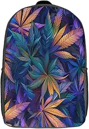 [WUSHAUALNS] School Bags Tropical Plants Kids Backpack - School Bags for Children's Bookbag Preschool Kindergarten Elementary Rucksack Lightweight Hiking Travel Casual Laptop Book Bag Backpacks 17inch