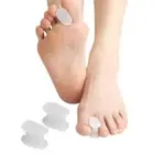 1Pair Hallux Valgus Straightener Pedicure Silicone Gel Toe Splitter Separator