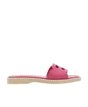 Hogan H638 Cut-Out Flat Sandals 35,37 Nude