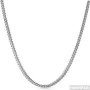 4mm Sterling Silver Italian Made Top Quality Franco Chain
