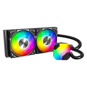 Montech HyperFlow 240mm ARGB AIO Liquid CPU Cooler Black