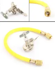 A/C R12 R22 Can Tap Tapper Refrigerant Charging Recharge Hose Valve Kit 2022 NEW