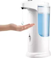 Automatic Soap Liquid Dispenser Hand Free IR Sensor Touchless 370ML Bathroom New