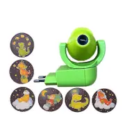 Star Moon Animal Projector Led Projector 6 Images Sensor Eu Plug Night Light For Kids Baby Bedroom Decorationn Green