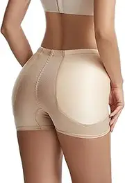 [Generic] Butt Lifter Padded Underwear for Women Seamless Tummy and Hip Lift Pants Breathable Butt Enhancing Shapewear Shorts