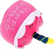 Milisten Pet Dog Birthday Cake Plush Toy Squeaky Dog Cake Chew Toy for Interactive Play for Celebrating Pet Birthdays Soft and Plush Design