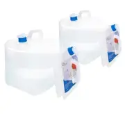 Collapsible Water Container Jug with Spigot, 2 Packs 5.3 Gallon 2-Pack 5.3 Gal
