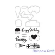 Kaisercraft Decorative Die & Stamp Birthday
