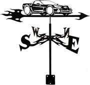 Weather Vane, Farmhouse Weather Vane Roof Mount, Weathervane Wind Direction Indicator Garden Fences Stake Yard Roofs Wind Professional Measuring Tools
