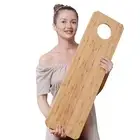 Extra Large Charcuterie Board, 31x8 inch Bamboo Serving Platter, Long Cheese ...