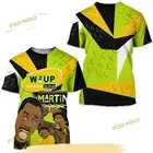 Match J0rd@n 1 High OG Volt Gold, M@rt-in Tv 90s Melanin Got Em 3D Shirt