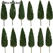 Set of 20 Model Trees 13CM Tall for Train Railroad Layouts and Scenery