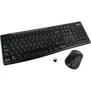 Logitech MK270 Kit Mouse And Keyboard Wireless Wifi Layout English UK Size Combo