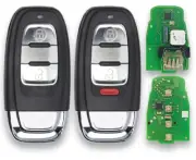 Smart Remote Car Key Fob 754J 315/433/868Mhz pcf7945AC Chip for Audi 754J 754D