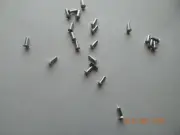 SOLID ALUMINUM COUNTER SUNK RIVETS 1/8 x 3/8" 40 PCS. NEW
