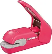 Kokuyo Harinacs Press Staple-free Stapler; With this Item You Can Staple Pieces of Paper Without Making Any Holes on Paper. [Pink]［Japan Import］ (Pink)