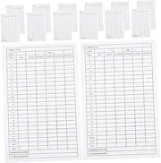 Abaodam 18pcs Golf Scorecards Score Keeping Tools for Easy Recording Lightweight Design for Tournaments Practice Ranges Clubs Effortless Reading with Markers