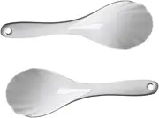 Zerodeko 2Pcs Nonstick Rice Spoons Reusable Kitchen Rice Paddle for Rice Cookers Material Easy Serving Household Kitchen Accessories for Mess Meals