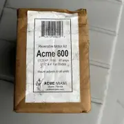 SEALED NEW ACME MIAMI ACME 600 REVERSIBLE MOTOR KIT 1/125HP 110V .41A