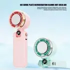 100 Adjustable Levels Handheld Small Fan Foldable Neck Fan Outdoor