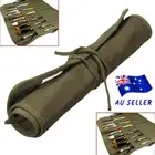 Roll Up Canvas Paint Brush Storage Case Bag For Watercolor Oil Acyrlic Hot Sale