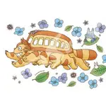 【日本進口】迷你150片拼圖宮崎駿系列 龍貓 繡球花龍貓巴士 150-G58