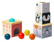 Taf Toys North Pole Ball Drop Stacker Baby/Infant 6m+ Educational Activity Toy