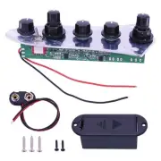 5 Jazz Bass Loaded Wired Control Plate for 4/5 String Bass Guitar Parts Q6Y3