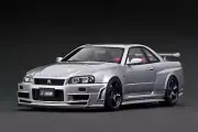 1:18 Nissan R34 Skyline GT-R NISMO Z-Tune -- Silver -- Ignition Model IG3224