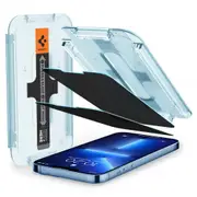 SPIGEN iPhone 16e/ 14/ 13/ 13 Pro Screen Protector, Genuine EZ Fit Privacy Tempered Glass 2PCS Cover for Apple