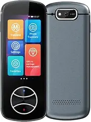 V10 Translator Support Online/Offline/P Translation 3 inch Screen Al num Alloy Shell 1500mAh Battery Grey Grey