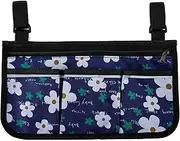 Wheelch Bag with Pockets Reflective Strips Armrest Side Bag for Electric Wheelch Mobili Walking Frame Storage Type 3