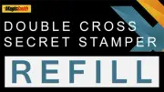 SECRET STAMPER PART REFILL ONLY FOR DOUBLE CROSS BY MAGIC SMITH TRICK GIMMICK