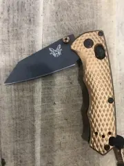 Outdoor Camping Hunting Benchmade Axis Lock Folding Pocket Knife Gold