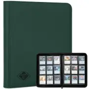 Trading Cards 9 Pocket, TiopLior Zip MTG Card Binder with 432 Side Loading