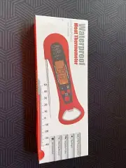 Brenna Digital Meat Thermometer with Probe, Waterproof Instant Read Thermometer