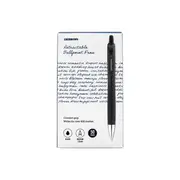 J.Burrows Retractable Ballpoint Pens Black 50 Pack