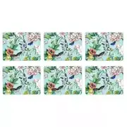 Ashdene Dining Kitchen Romantic Garden Cork Back Placemats Set 6