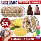 1-5x Ginger Hair Regrowth Shampoo Bar, Promotes Hair Growth Care Ginger Soap AU