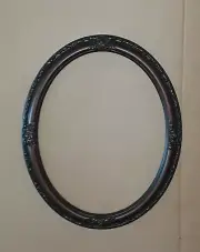 11x14 oval picture frame wood (MDF) decorative edge