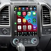 for F150 Tesla-Screen 2015-2020, for Ford F150-Radio Upgrade 4+64G, 8 Core CPU, 12.1 inch, Plug and Play, Wireless Carplay Android Auto Ready, Android 13, Keep OEM Camera and Steering Wheel Control