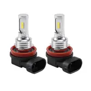 Super Bright H8 H9 H11 LED Headlight Bulb Kit HIGH/LOW Beam Light 8000LM 8000K Ice Blue 80W black