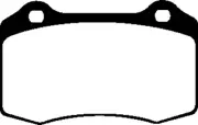 EBC DP61788 Disc Brake Pad Set FITS 06 10 jeep grand cherokee 6 1 srt 8 greenstu (for: Jeep)