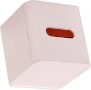 FONDOTIN Plastic Roll Paper Box Toilet Paper Case Square Tissue Box for Home Office