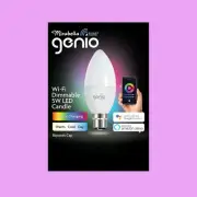 5 Pack - Mirabella Genio Wi-Fi Colour 5W LED Candle - B22