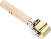 jojofuny Leather Seam Roller Tool Ergonomic Handle Pressing Roller for Crafting for Leather Goods Shoes Bags Results for Professionals and Beginners