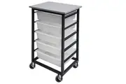 DD Mobile Tote Box Metal Trolley