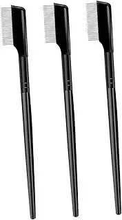 IWOWHERO Professional Eyelash Grooming Comb 3pcs Set Makeup Tool for Lash Separation Ideal for Salons Personal Use